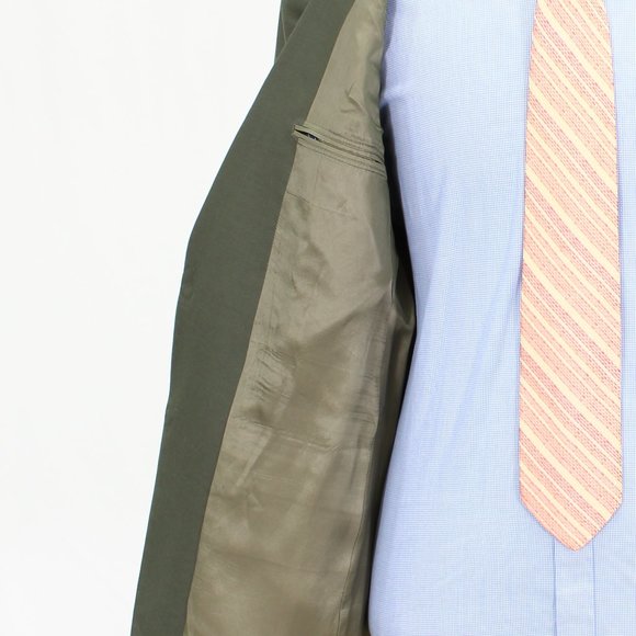 Brooks Brothers 40S 32x27 Green Solid 2-Button Suit R234 - Picture 11 of 15